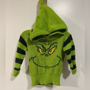 Christmas Baby The Grinch Sweater Size 0-3 Month